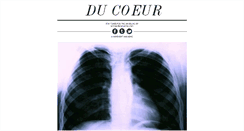 Desktop Screenshot of ducoeurmagazine.com